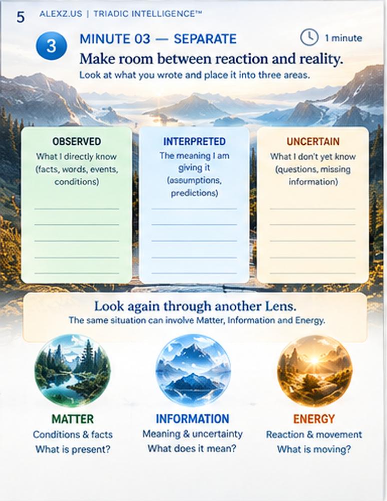 Original worksheet page from the guide